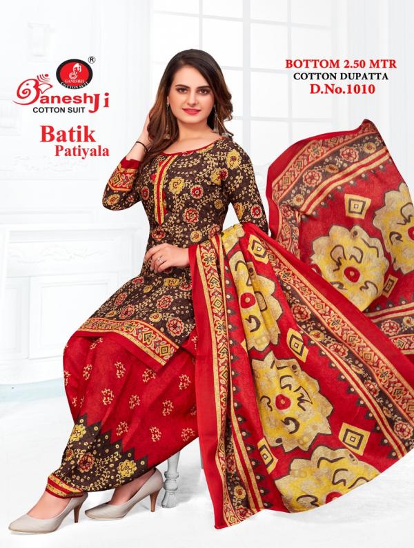 Ganeshji Batik Patiyala Vol-1 - Readymade Suits Collection